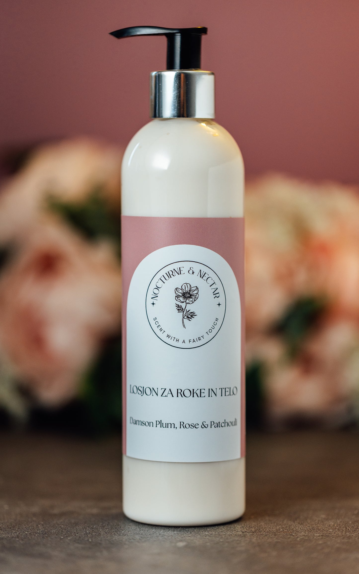 Losjon za roke in telo Damson Plum, Rose & Patchouli